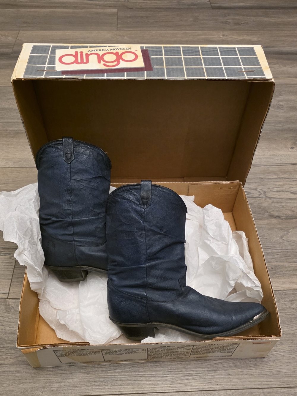 Vtg 80s Dingo Western Boots Womens Leather Slouch Cowboy Boots Size 10 - Picture 3 of 14